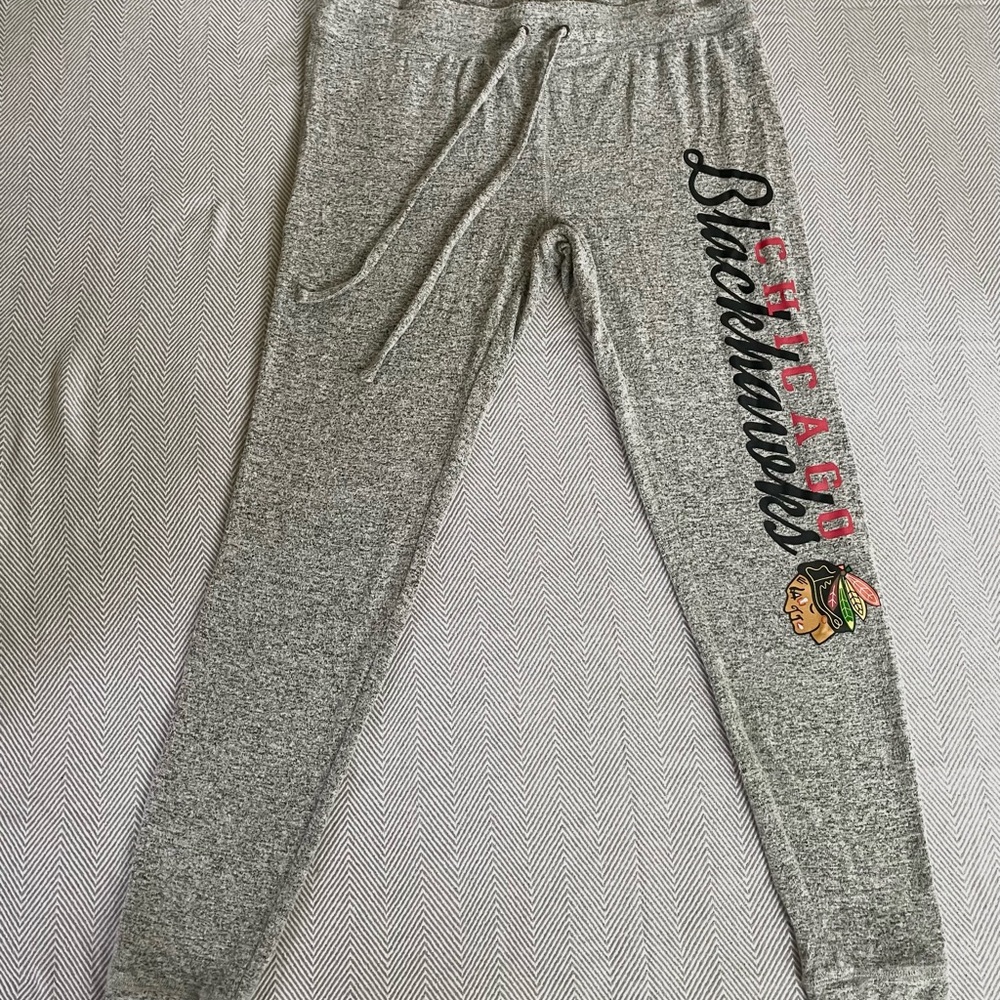 Chicago Blackhawks Gray Sweatpants